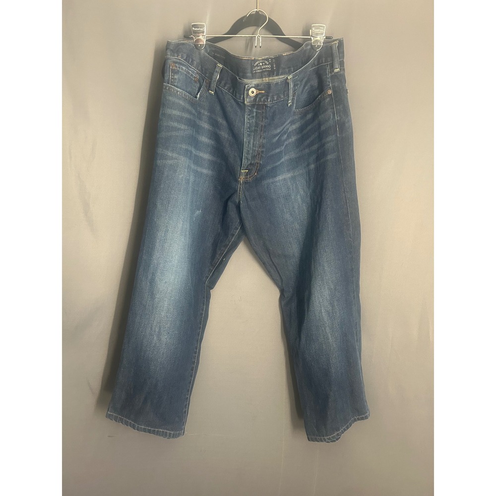 Lucky Brand 361 Vintage Straight Leg Dark Wash Denim Mens Jeans JM 40x32 Classic - Picture 1 of 15
